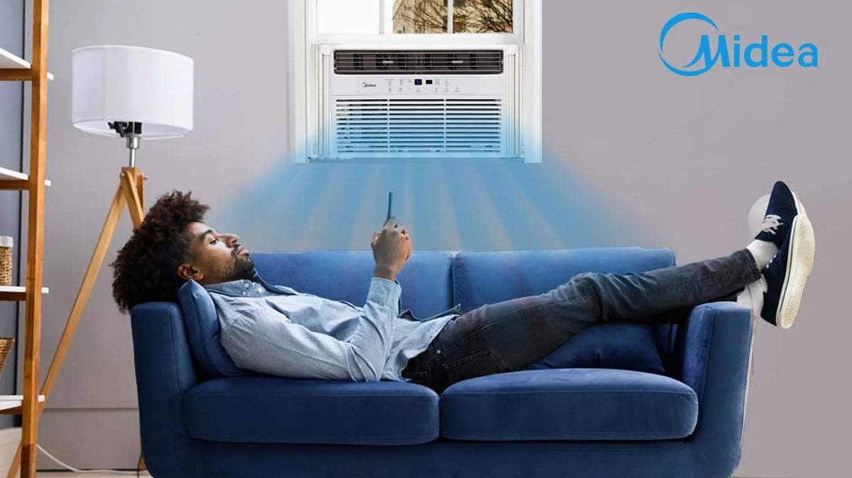Midea 5, 000 BTU 150 Sq Ft Mechanical Window Air Conditioner, White, MAW05M1WWT, New - Product image 2
