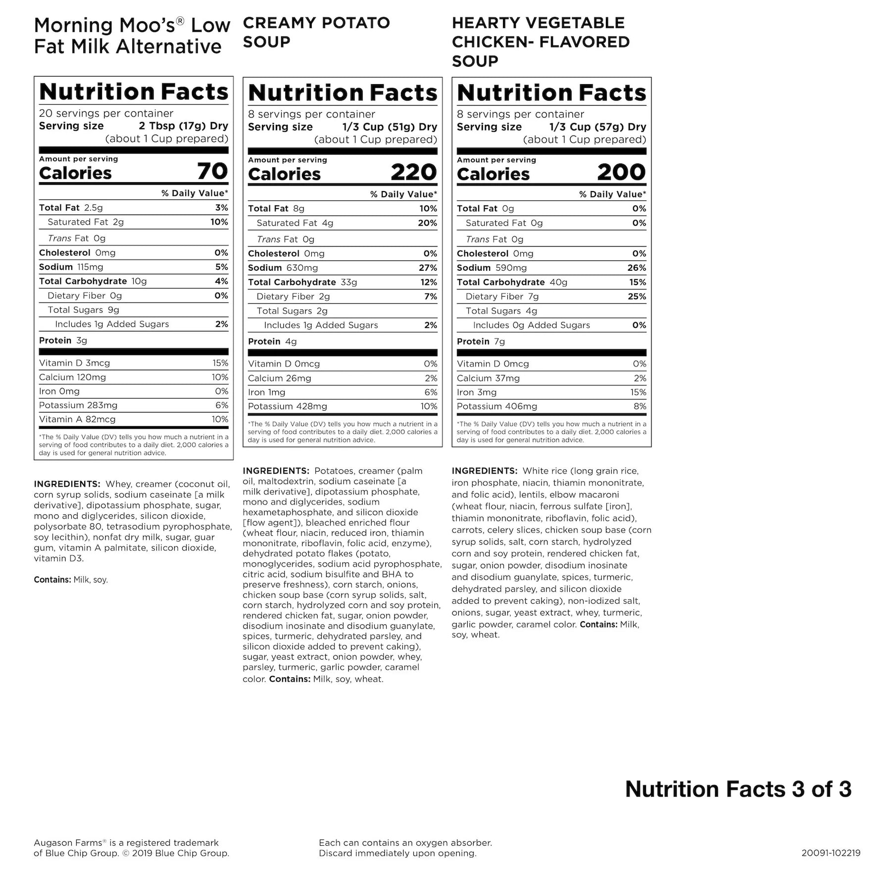 Augason Farms Deluxe 30 - Day Emergency Food Supply, 20 lb 7.55 oz - Product image 4