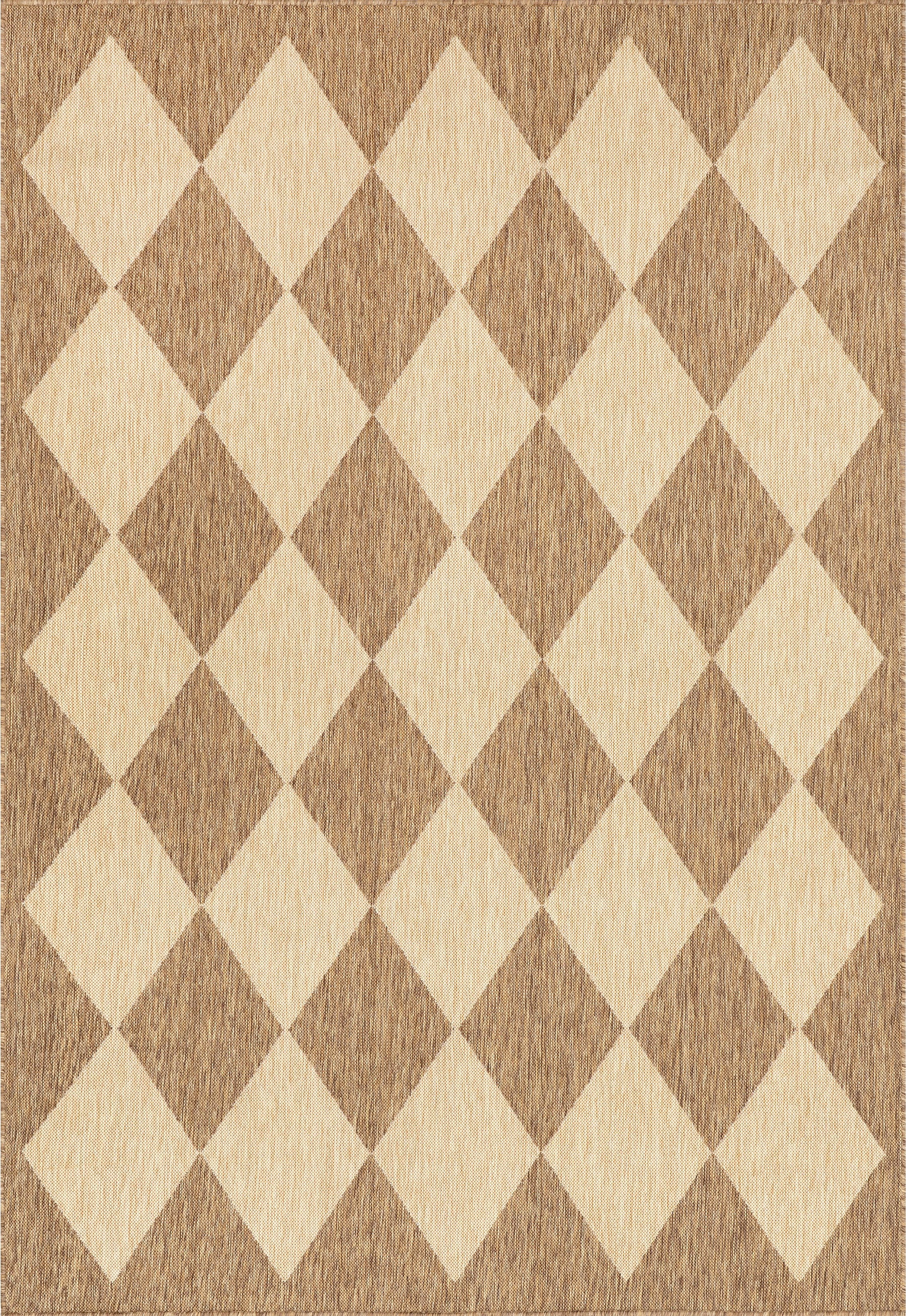 nuLOOM Sabina Diamond Trellis Indoor/Outdoor Area Rug - Beige 4' x 6' - Product image 1