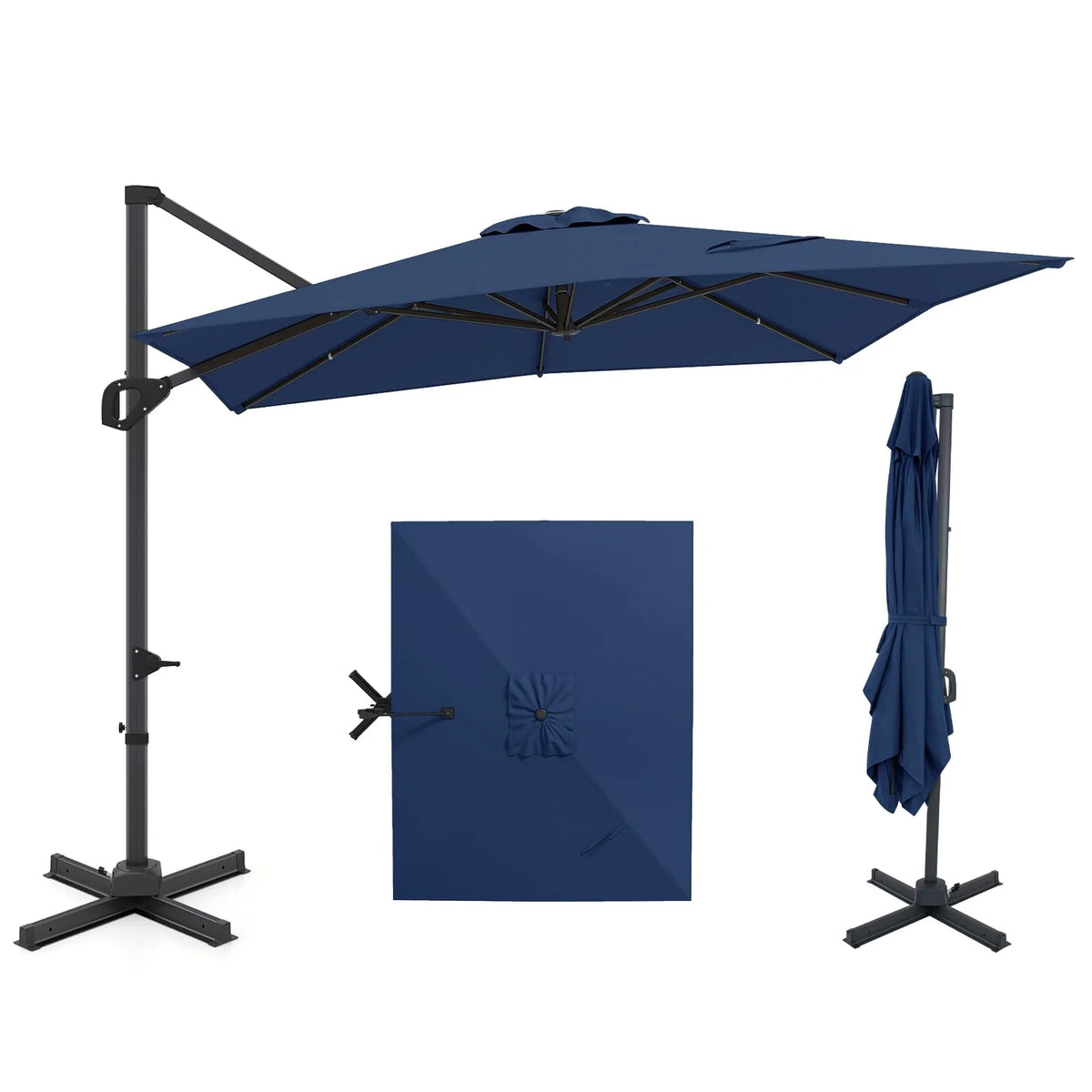 Tangkula 11 x 9 FT Patio Umbrella Large Offset Cantilever Outdoor Umbrella - Product image 1