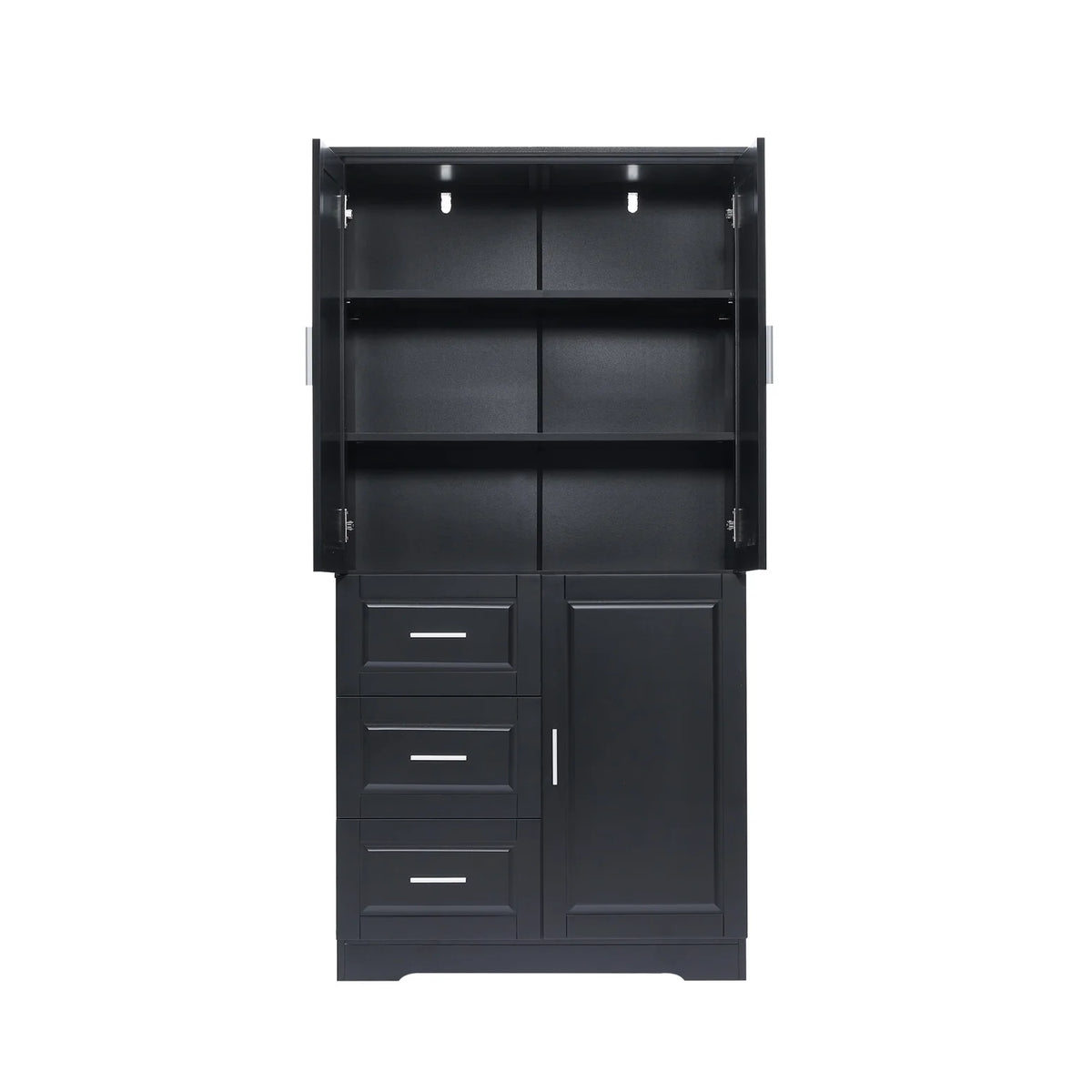 Bathroom Cabinet, 62.2" Tall Storage Cabinet with Doors and Shelves - Product image 18