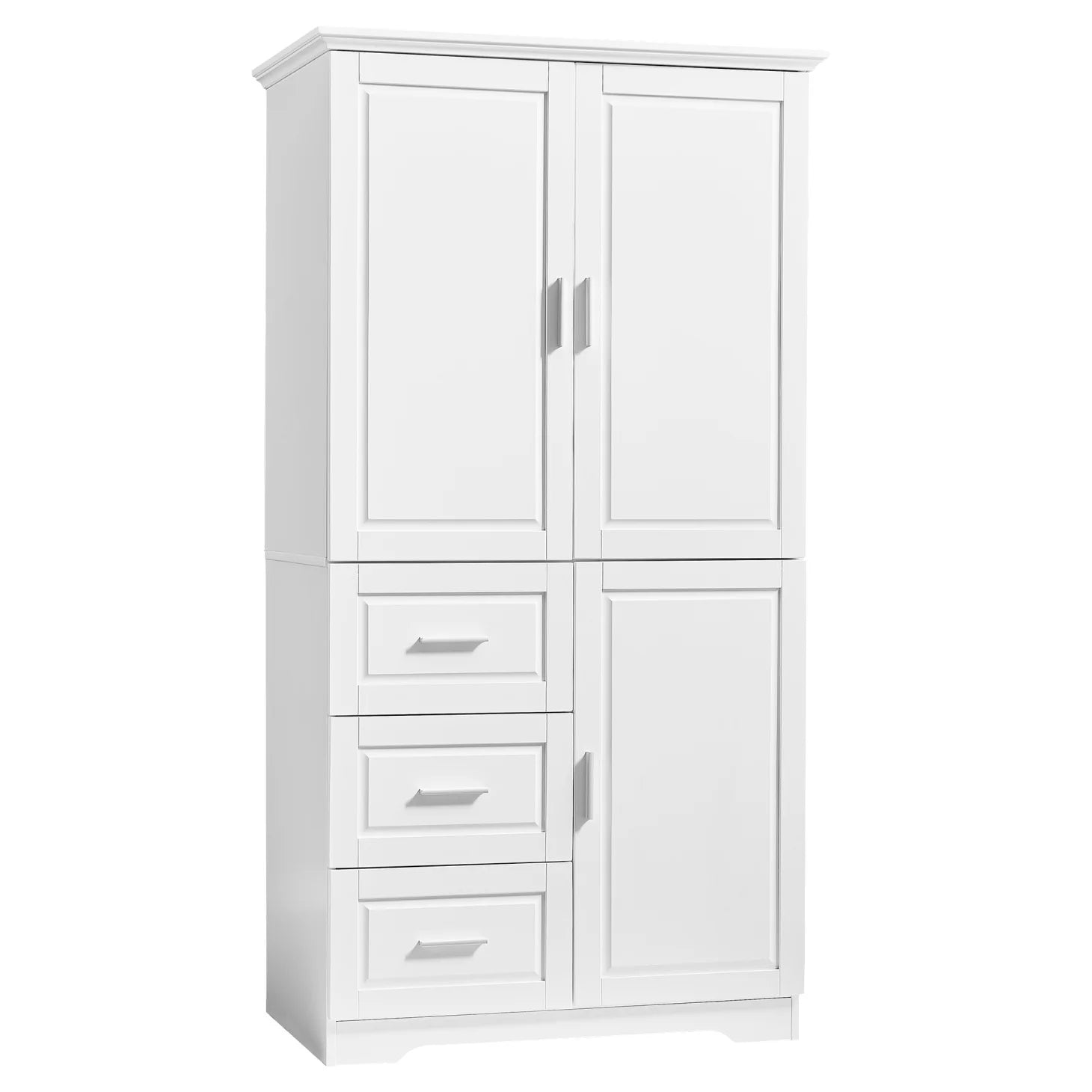 Bathroom Cabinet, 62.2" Tall Storage Cabinet with Doors and Shelves - Product image 26