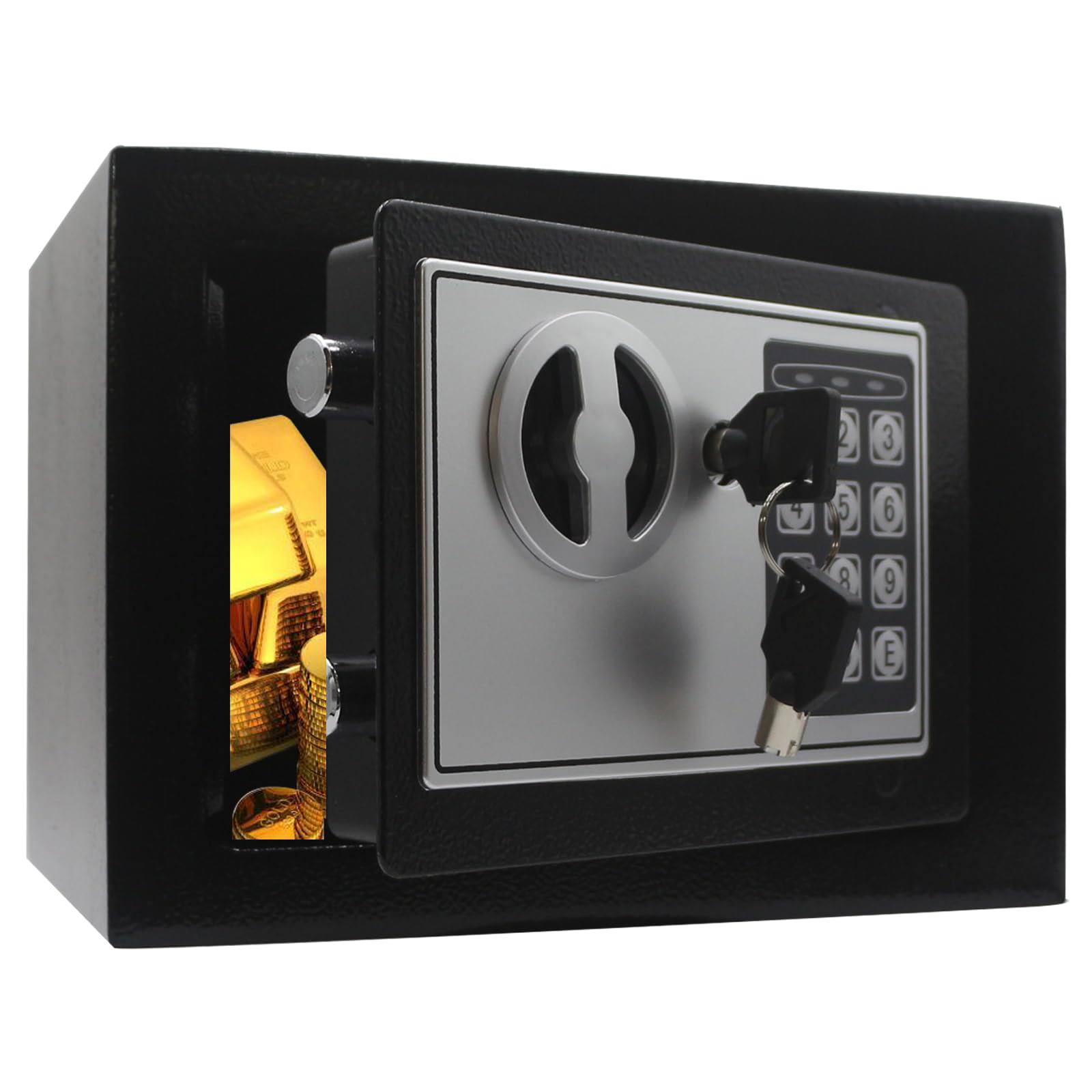 Heroecol Key and Electronic Security Safe Box Digital Deposit Box for Home Office Hotel Business Lock Box - Product image 1