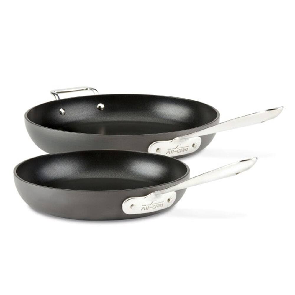 All-Clad E7859064 HA1 Hard Anodized Nonstick Fry Pan Cookware Set, 10 inch and 2 - Product image 1