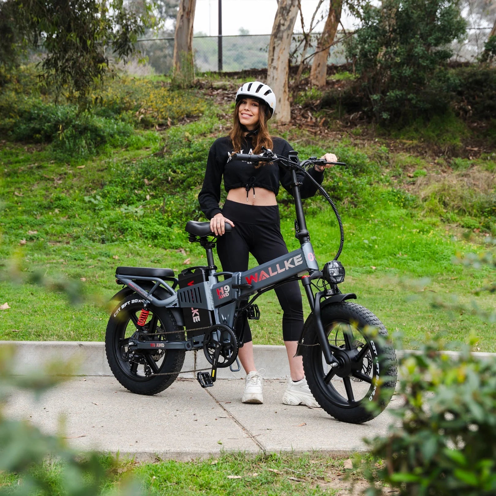Wallke H9 AWD 3200W Dual Motor Electric Bike for Adult, 82ah 48V Dual Battery Long Range E - Bicycle, 31 - Product image 12
