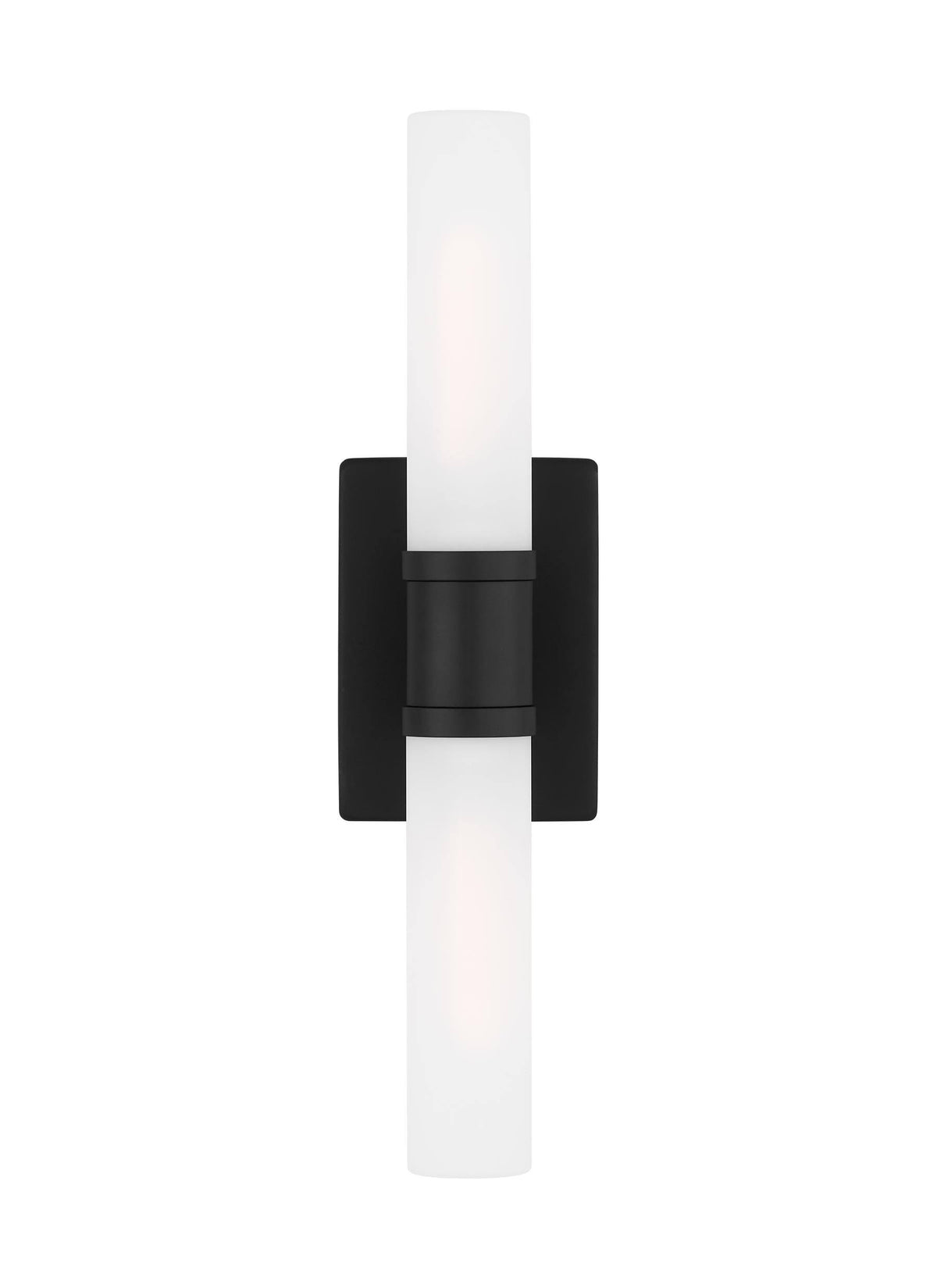 Keaton Two Light Bath Vanity in Midnight Black
