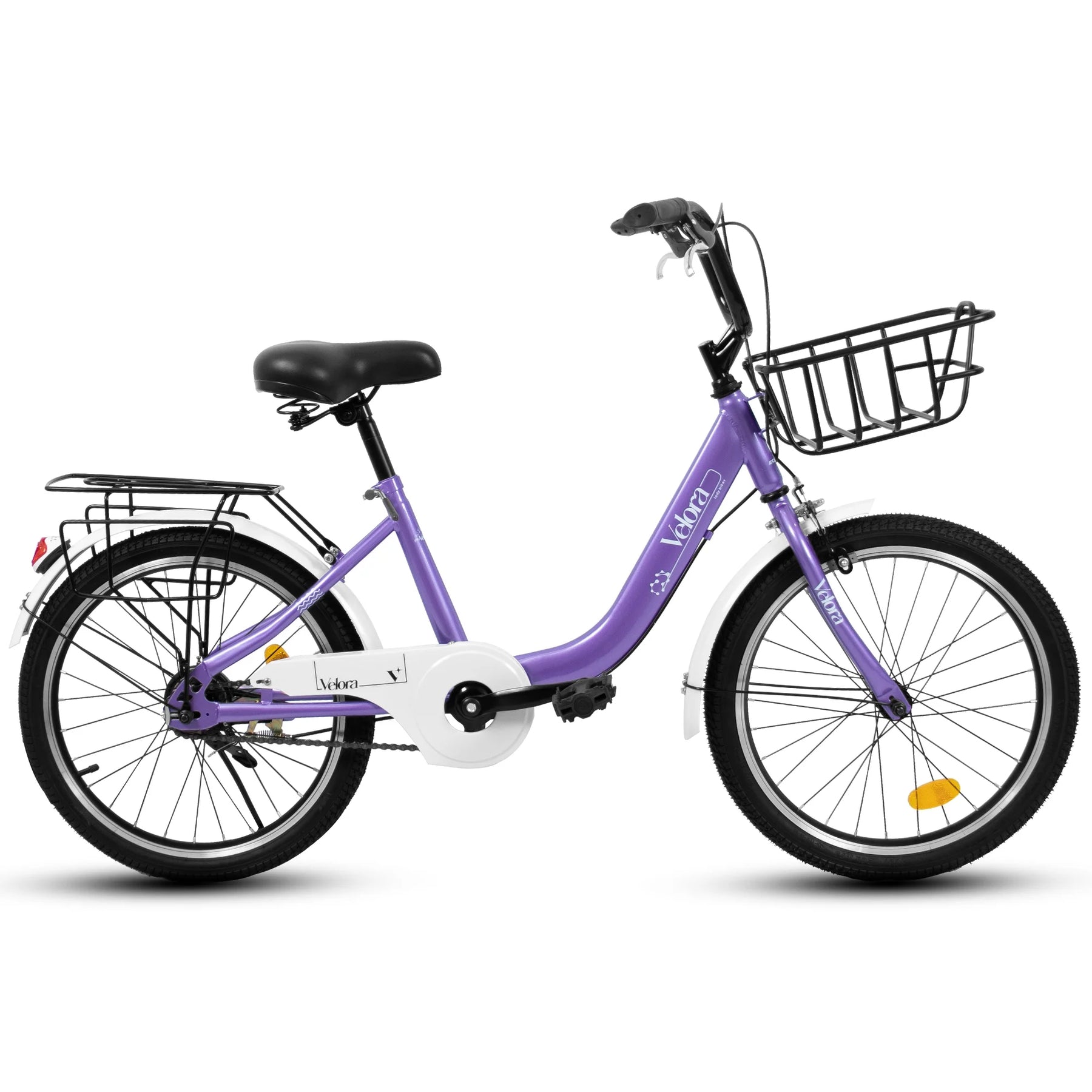 20 in Kids Bike for Boys Girls, 1 Speed Children Bicycle with Basket, Rear Seat, Chain Guard - Product image 12