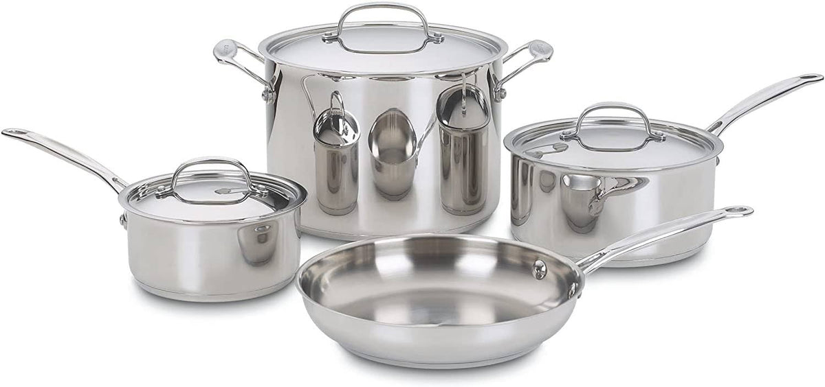 Cuisinart 77-7 Chef's Classic Stainless 7-Piece Cookware Set - Product image 1