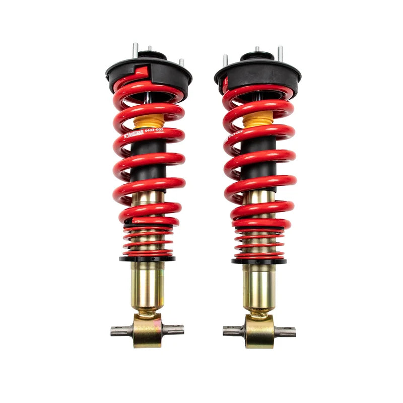 BELLTECH 15002 COILOVER KIT Factory Preset Fixed Damping 1-3 in. Height Adjustable Drop 2007-2018 Chevrolet / GMC Sierra (All Cabs) 2wd/4wd