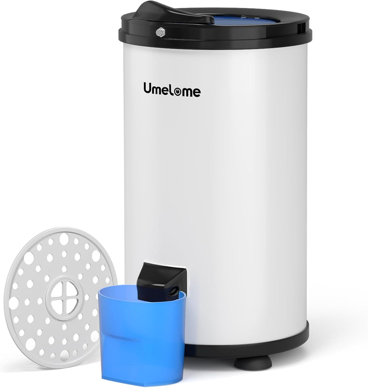 Umelome Large Capacity Spin Dryer 6kg Rotary Dryer 2800rpm Spin Dryer Energy Saving White