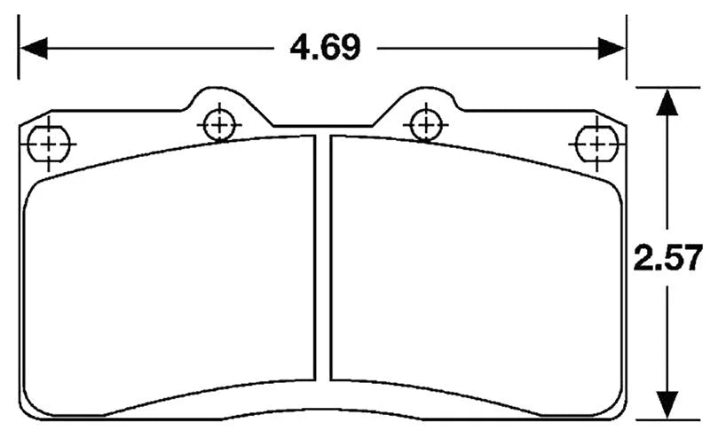 Hawk Performance HB120 Series Brake Pad