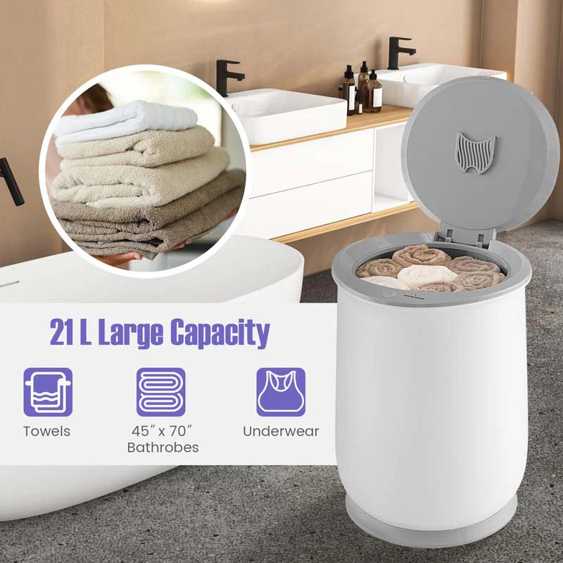 21L Large Towel Warmer Bucket for Bathroom, Hot Towel Heater with Flip-top Lid - Product image 17