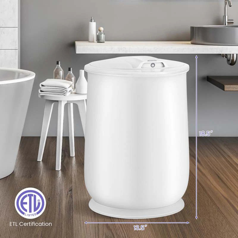 21L Large Towel Warmer Bucket for Bathroom, Hot Towel Heater with Flip-top Lid - Product image 9
