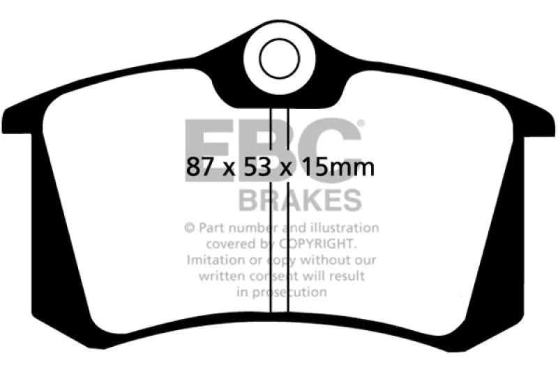 EBC - Rear Greenstuff Pad PN DP2680