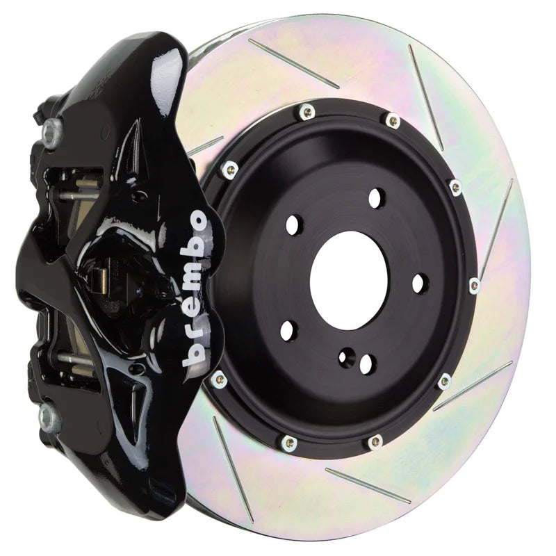 Brembo GT Systems 380x28 2-Piece 4 Piston Black Slotted Rear