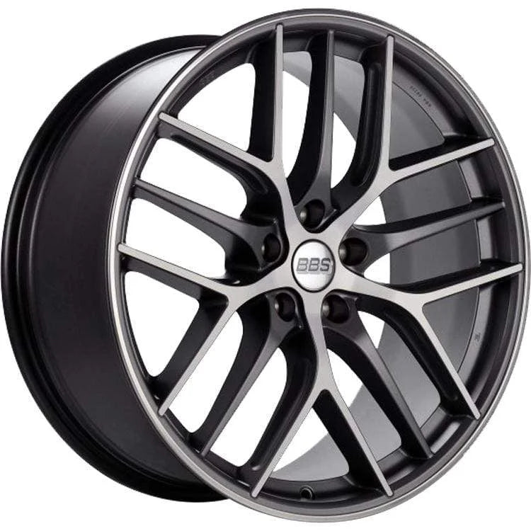 BBS CC-R Wheels Graphite w/ Diamond Cut Face | 20x8 5x112 +27