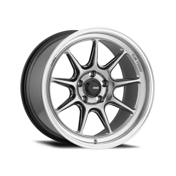 Konig Countergram 17" 5x120 Hyper Chrome/Machined Lip