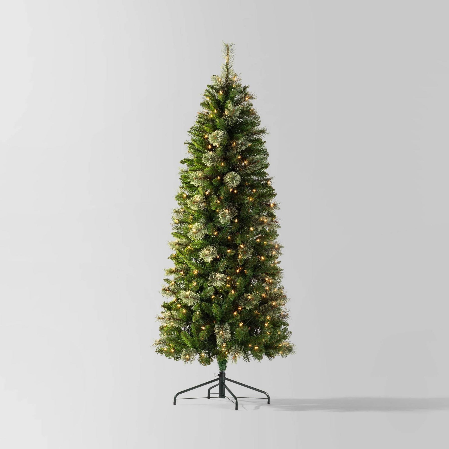 6' Pre-Lit Slim Virginia Pine Artificial Christmas Tree Clear Lights - Wondershop - Product image 1