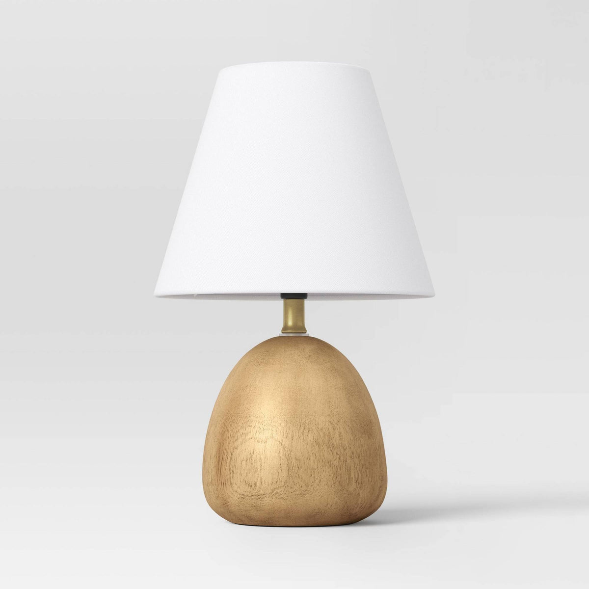 Faux Wood Mini Table Lamp Brown - Threshold - Product image 1