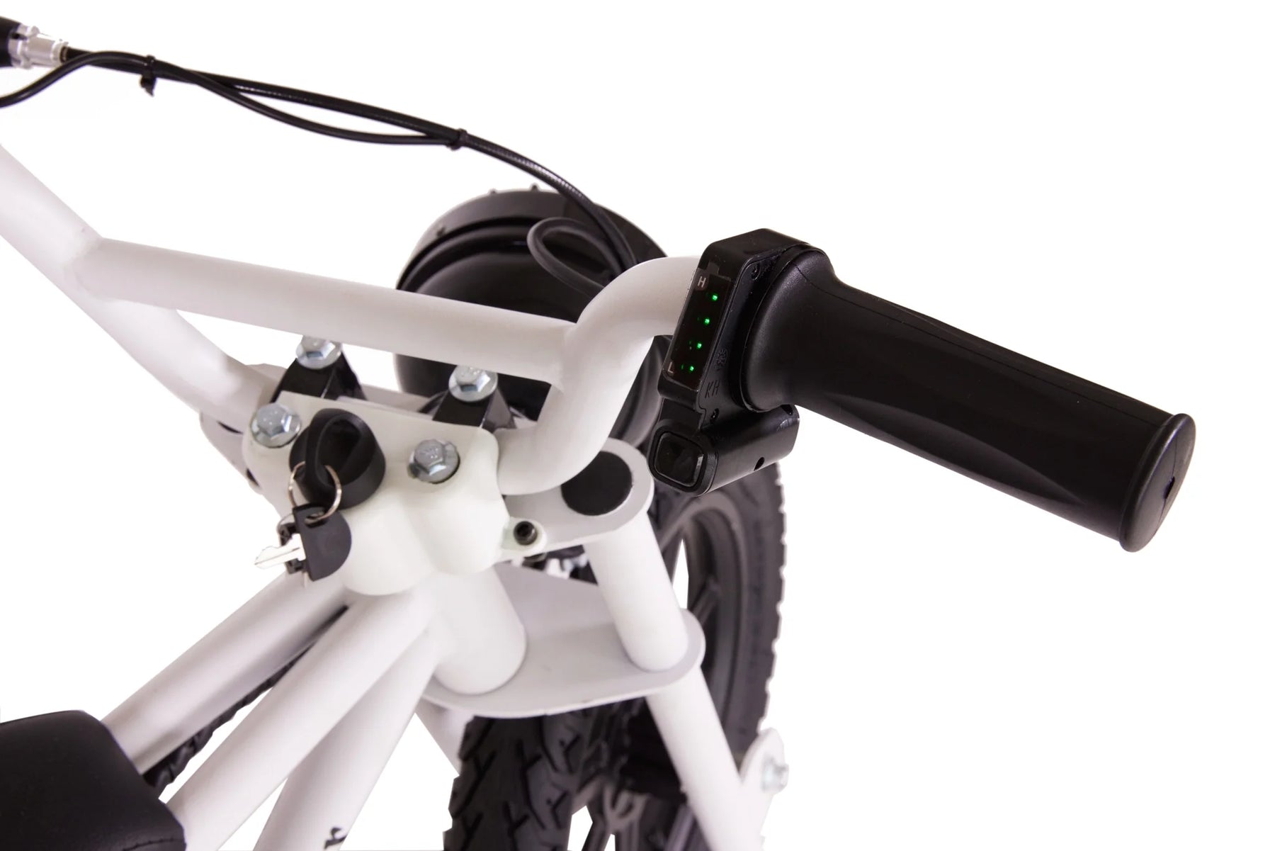 Droyd Weeler Electric Mini Bike - 24V 8ah Battery, 6 - 10 MPH, up to 8 Miles, LED Lights, Kids Ages 6+ - Product image 12