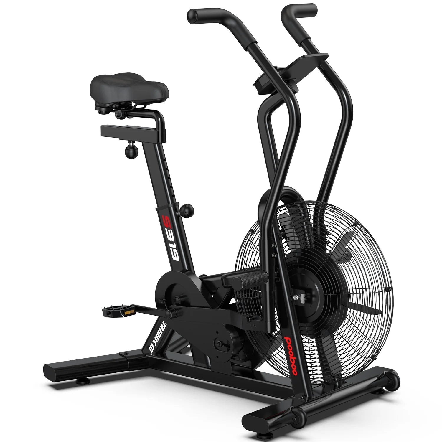 LNOW Commercial Built - in Bluetooth Fan Exercise Bike, Adjustable Air Resistance with Dual - Product image 13