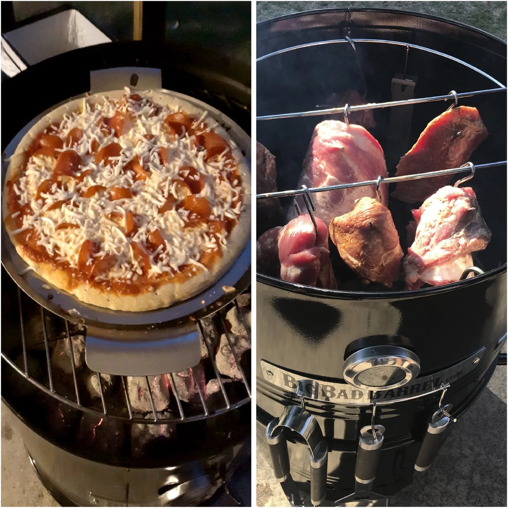 Big Bad Barrel BBQ Smoker Grill 5 in 1 Barrel Can Be Used As a Smoker, Grill, Pizza Oven - Product image 6