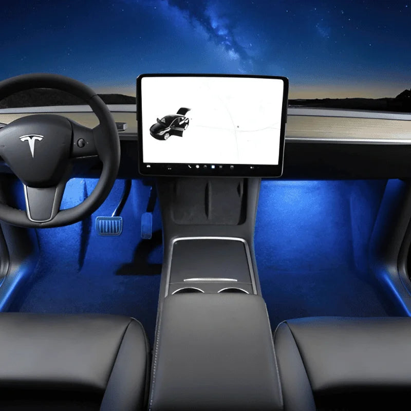 Footwell LED Lights for Tesla Model 3/Y/S/X (4PCS)