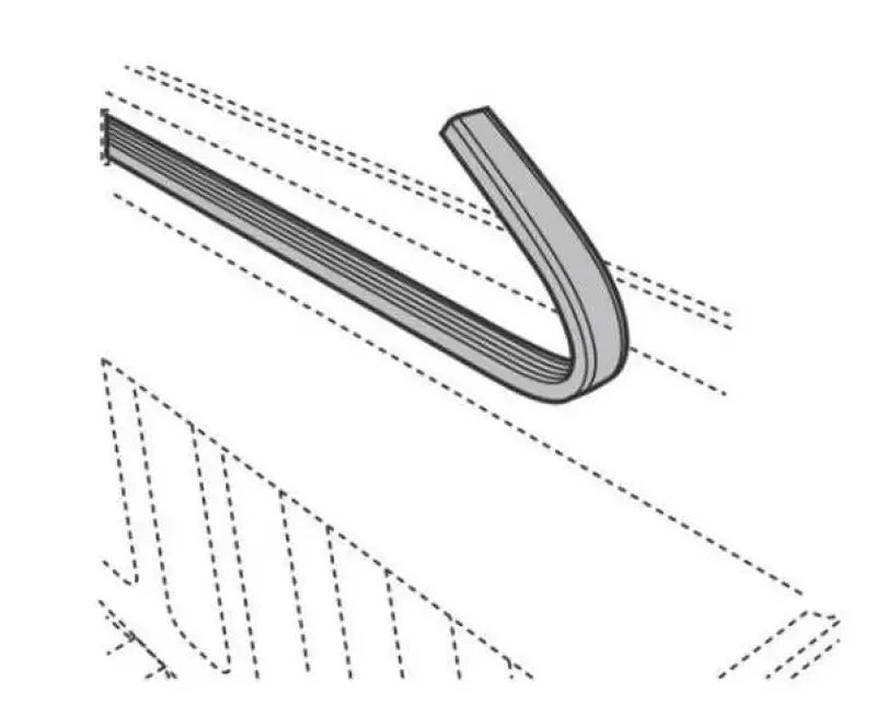 PARTS-326A0004 BAK Industries Tonneau Cover Rail Seal For Revolver X2