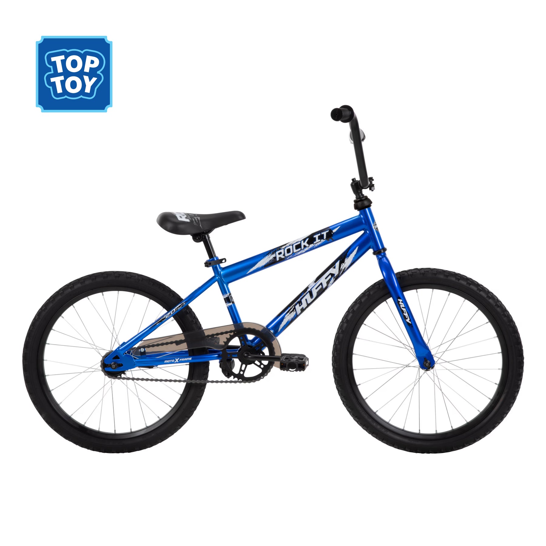 Huffy 20" Rock It Kids' Bike, Fits Riders 44" - 56", Blue, Child, Boys - Product image 1