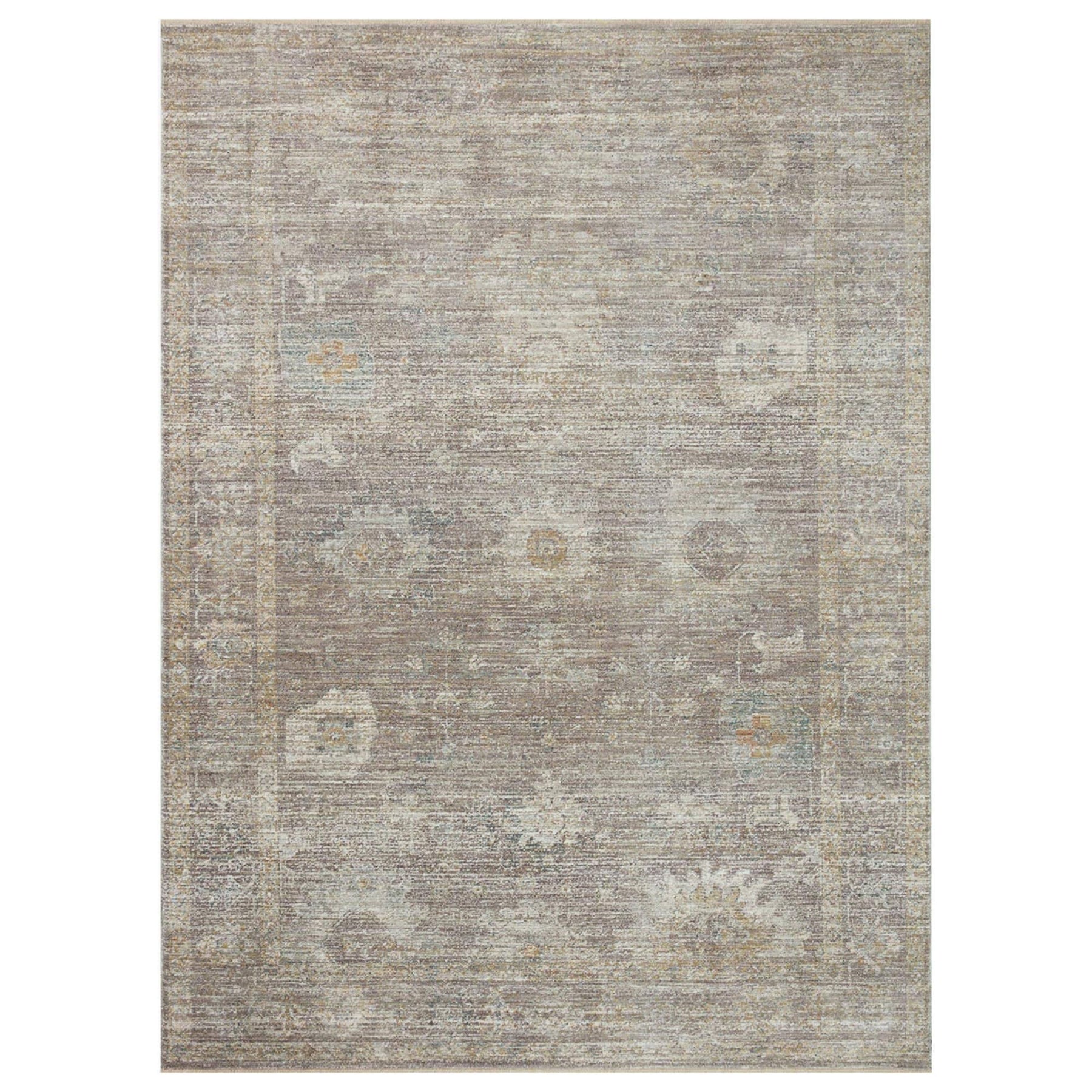 Magnolia Home by Joanna Gaines x Loloi 5'3" 7'6" Stone/Natural Millie MIE-05 Area Rug - Product image 1