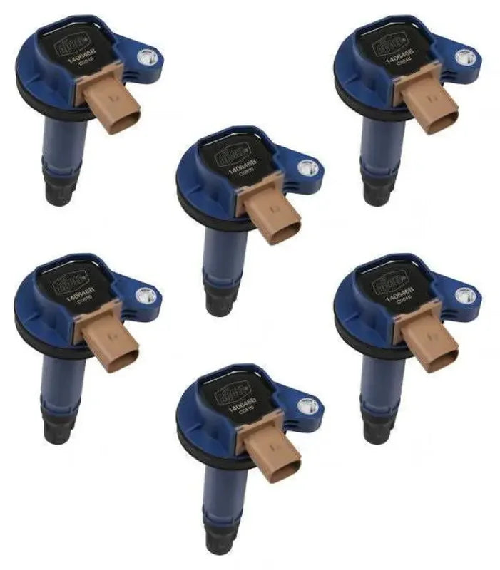 140646B-6 ACCEL Coil, Ford Ecoboost 3.5L V6, 6-Pack Blue
