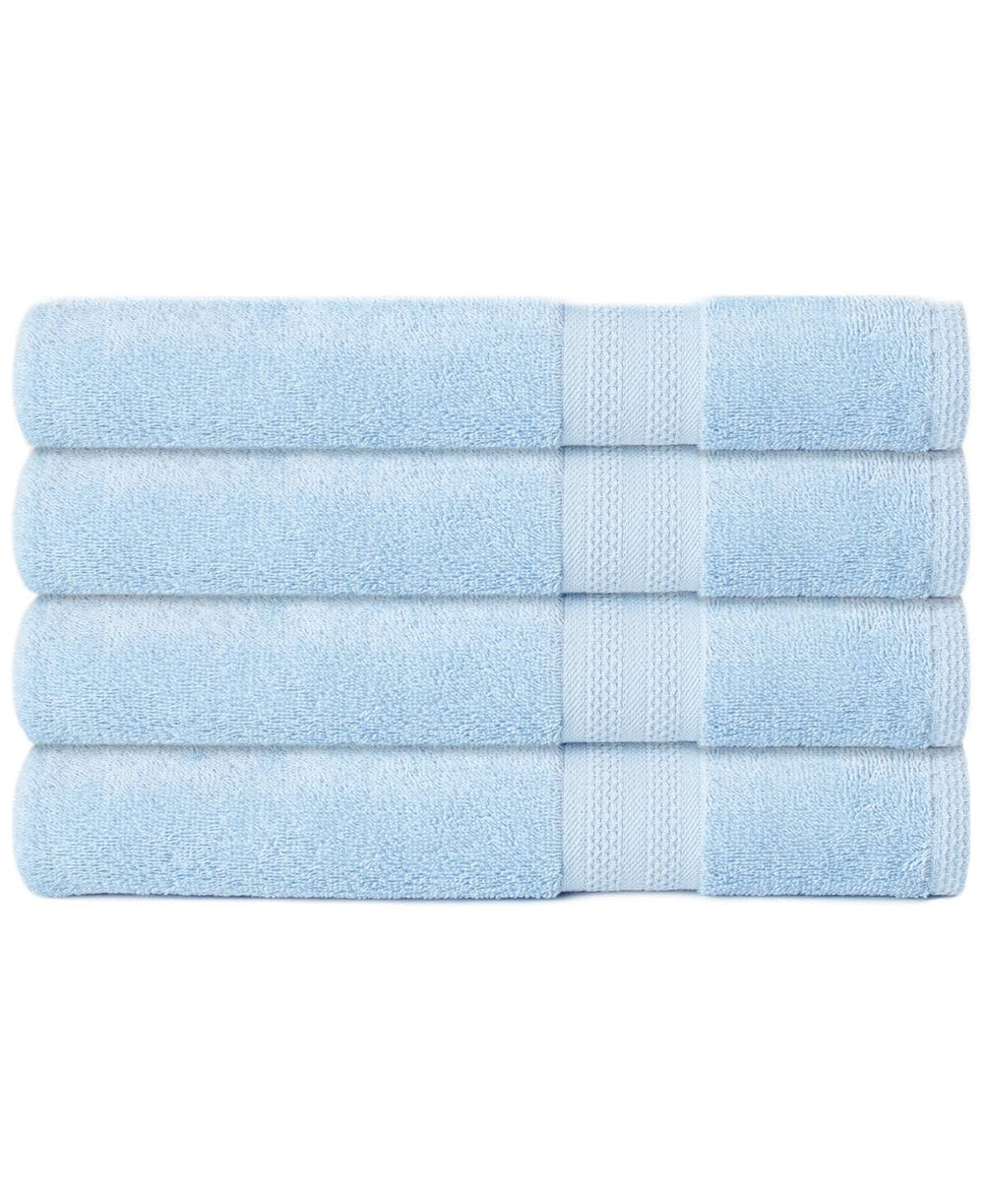 Sunham Soft Spun Cotton 4-pc. Bath Towel Set - Powder Blue