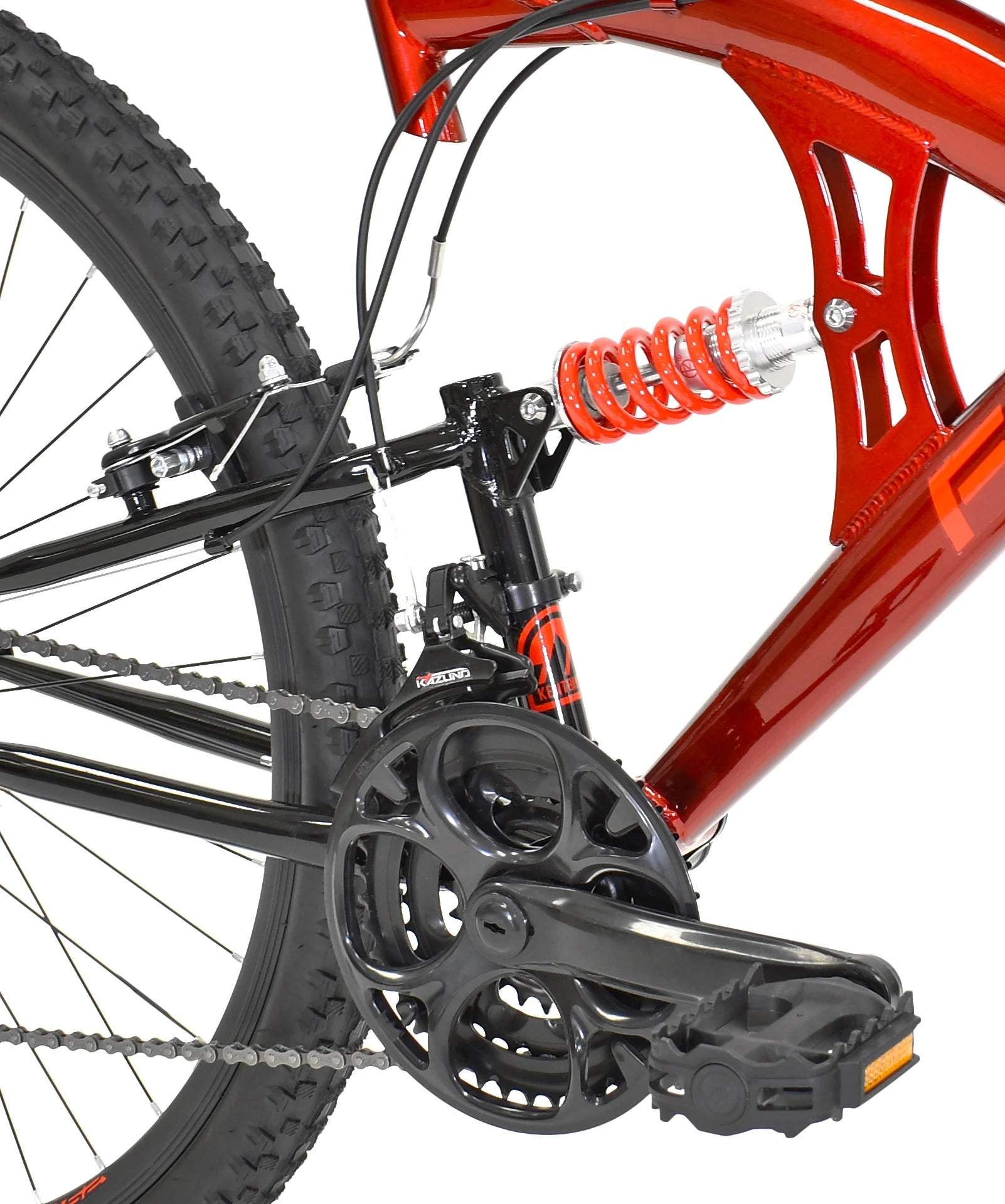 29 In. Flexor Men'S Dual Suspension Mountain Bike, Red - Product image 7