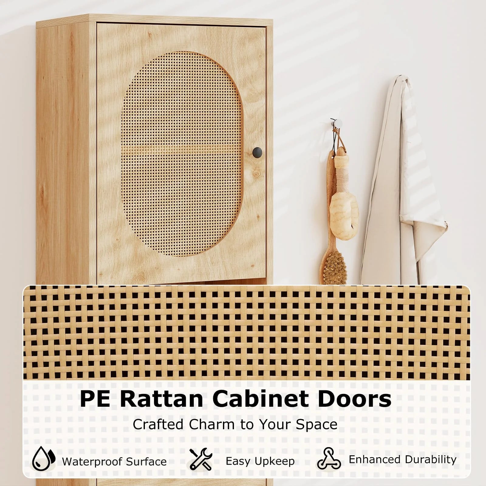 Tangkula Tall Bathroom Storage Cabinet - Product image 7
