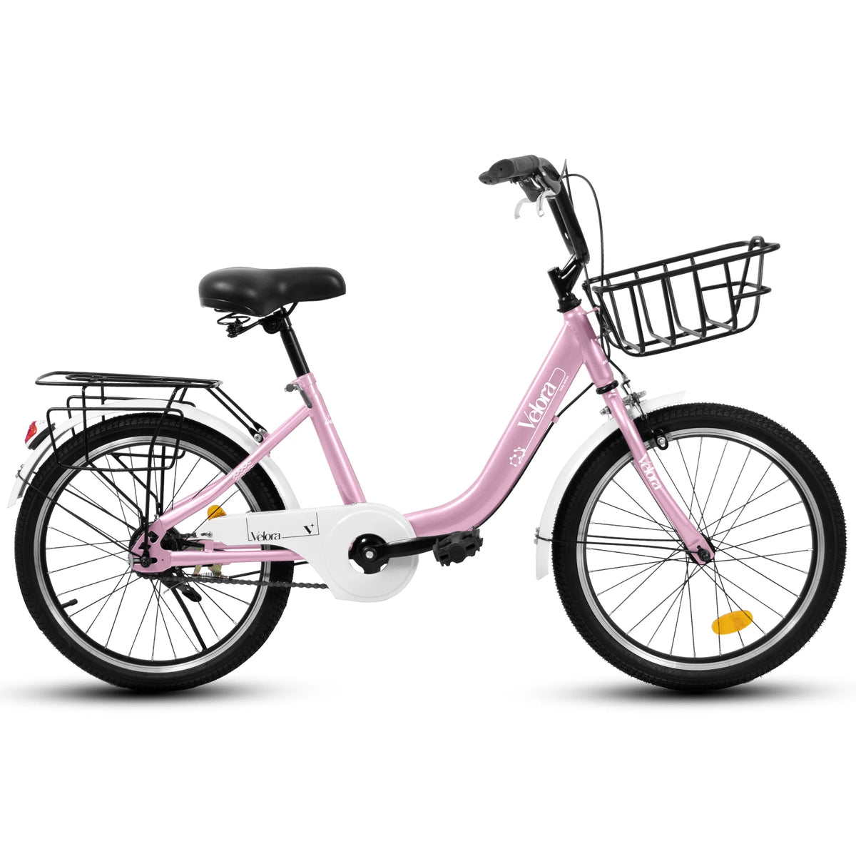 20 in Kids Bike for Boys Girls, 1 Speed Children Bicycle with Basket, Rear Seat, Chain Guard - Product image 20