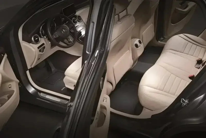 3 Row Set Black 3D Kagu Floor Mat