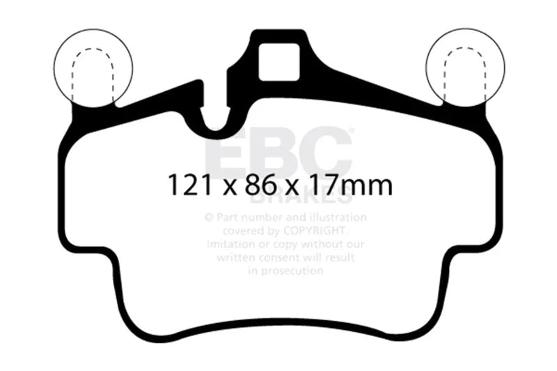 EBC - Front Redstuff Pad PN DP32029C