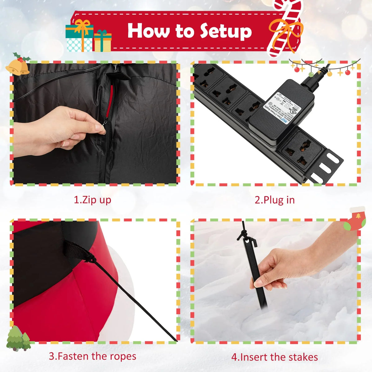 Tangkula Indoor & Outdoor Holiday Decor for Christmas Party - Product image 4