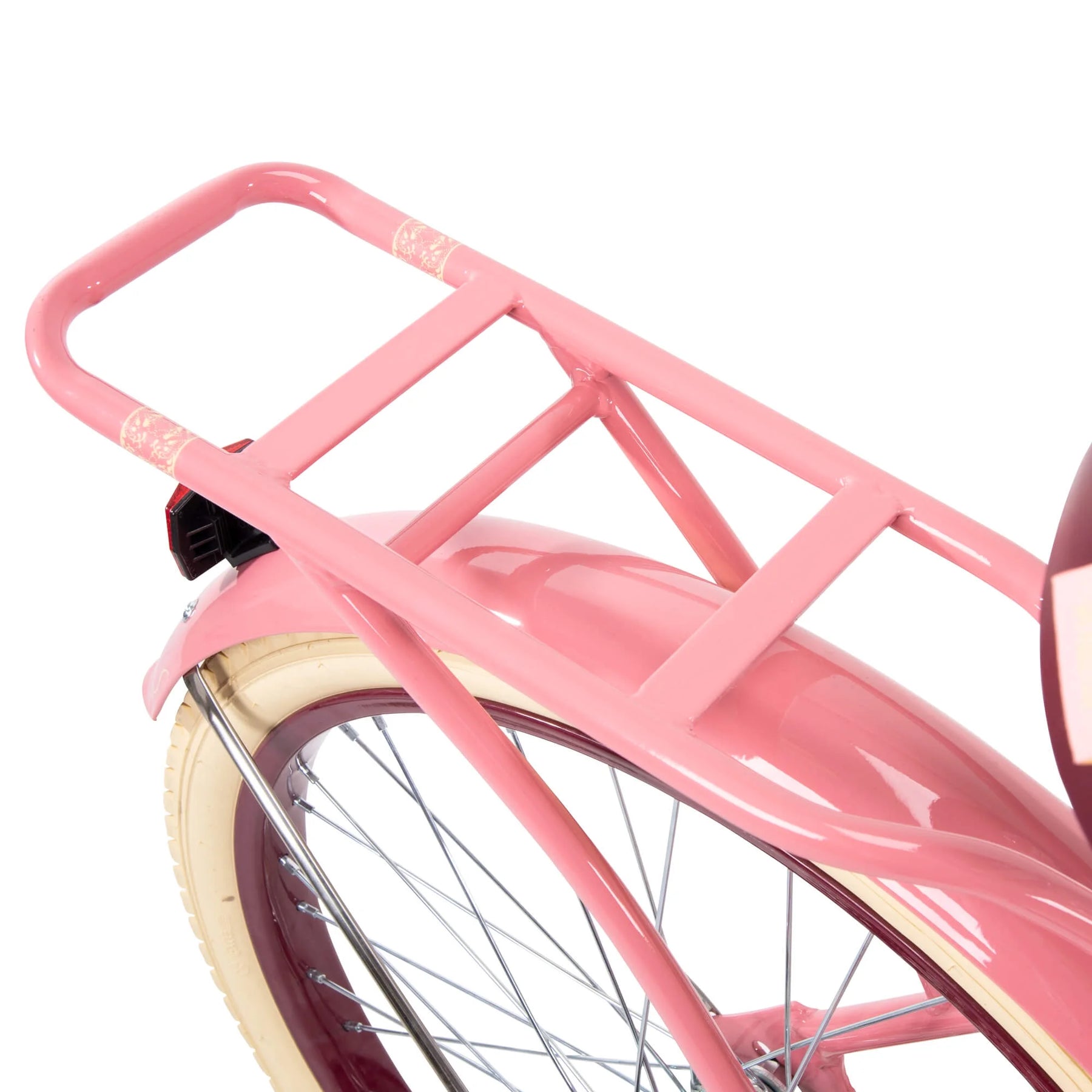 24" Nel Lusso Girls' Cruiser Bike, Pink Blush Powder - Product image 10