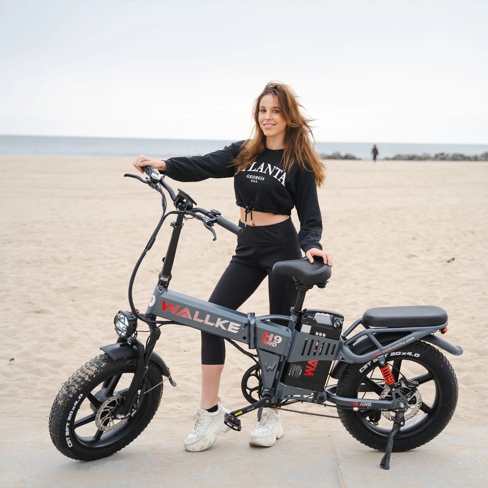 Wallke H9 AWD 3200W Dual Motor Electric Bike for Adult, 82ah 48V Dual Battery Long Range E - Bicycle, 31 - Product image 24