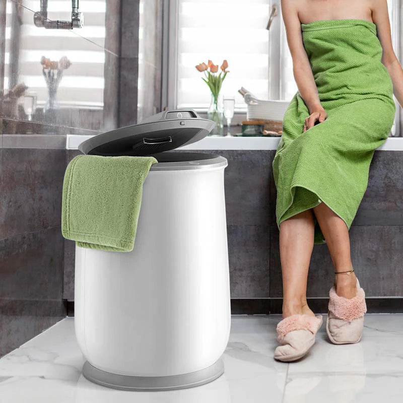 21L Large Towel Warmer Bucket for Bathroom, Hot Towel Heater with Flip-top Lid - Product image 11