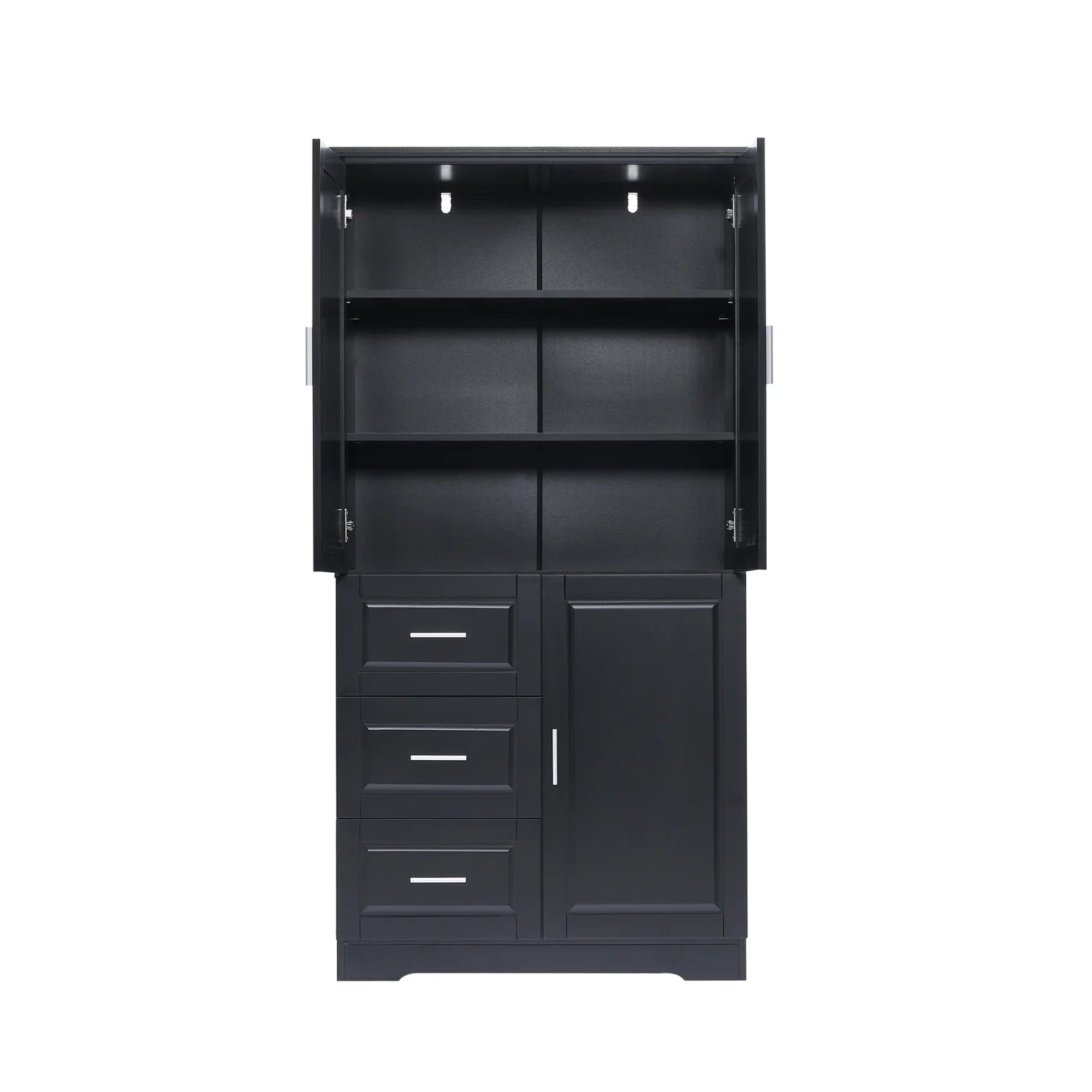 Bathroom Cabinet, 62.2" Tall Storage Cabinet with Doors and Shelves - Product image 18