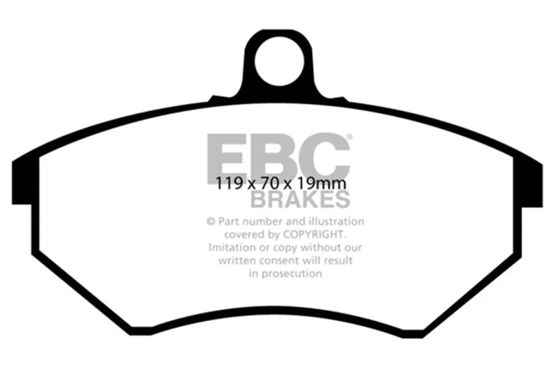 EBC - Front Yellowstuff Pad PN DP4841/2R