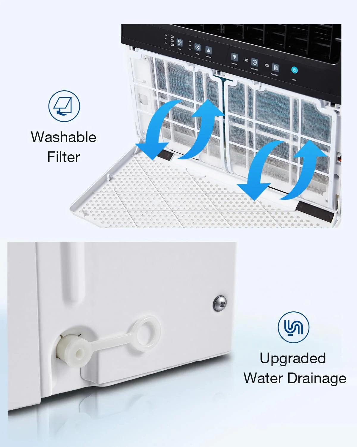 AECOJOY 12000 BTU Window Air Conditioner, Energy-Saving Window AC Unit, Cools up to 350 Sq. Ft - Product image 9