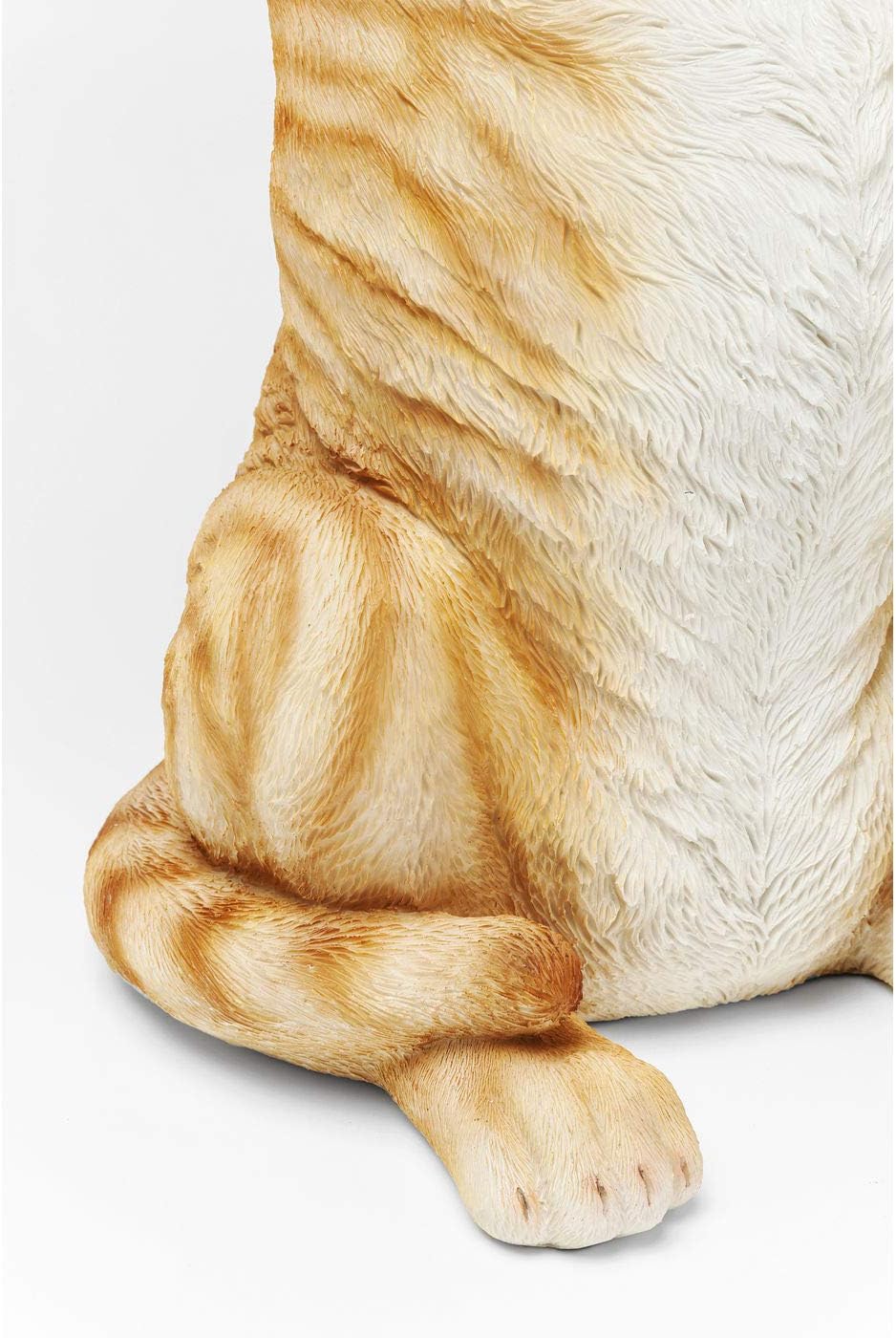 Kare Design Animal Side Table Ms. Cat, Cat, Brown/Orange, Round, Diameter 33 cm, Living Room Table, Furniture, Gift, Interior Decoration, Bedroom Decoration, Home