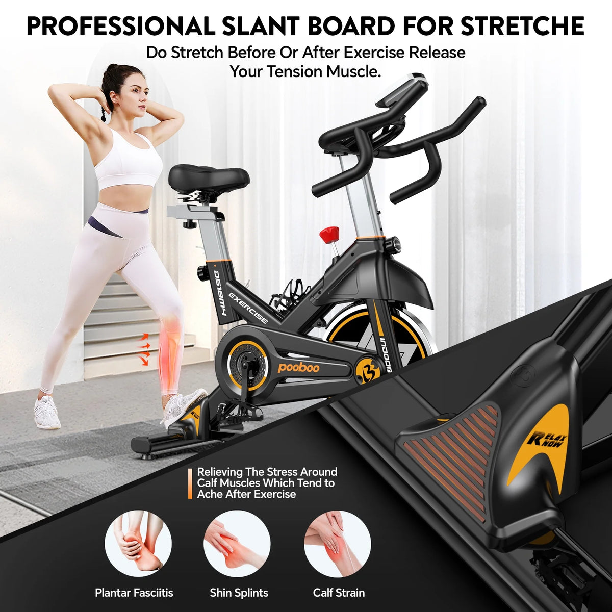 LNOW Commercial Built - in Bluetooth Fan Exercise Bike, Adjustable Air Resistance with Dual - Product image 17