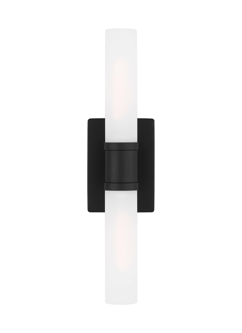 Keaton Two Light Bath Vanity in Midnight Black