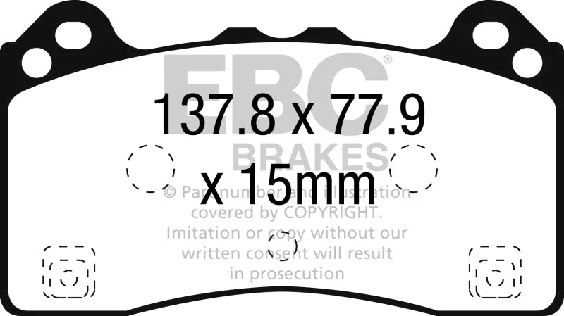 EBC - Front Yellowstuff Pad PN DP42274R