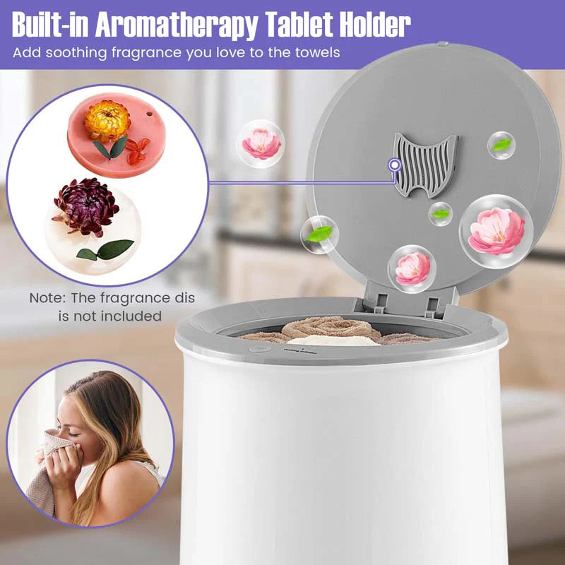 21L Large Towel Warmer Bucket for Bathroom, Hot Towel Heater with Flip-top Lid - Product image 15