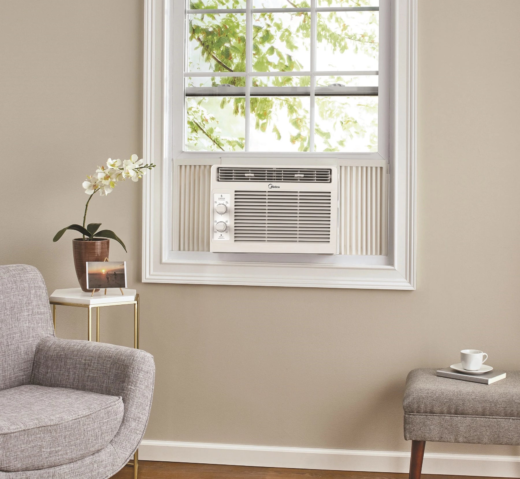 Midea 5, 000 BTU 150 Sq Ft Mechanical Window Air Conditioner, White, MAW05M1WWT, New - Product image 19